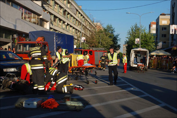 Све хитне службе вежбале за спас живота!